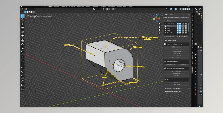 Download Gumroad – Measurable v1.2 [Blender Addon]