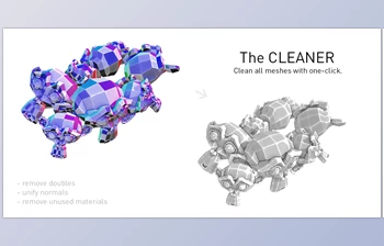 Download <span class='badge badge-warning'>Blender</span> <span class='badge badge-warning'>Market</span> – Cleaner v1.2.0