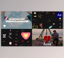 Download Valentine’s Day Romantic Animations for After Effects (Videohive 43215501) - AE Project