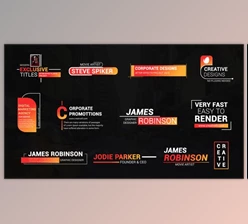 Download Modern Lower Third Titles (Videohive 43428746) - AE Project