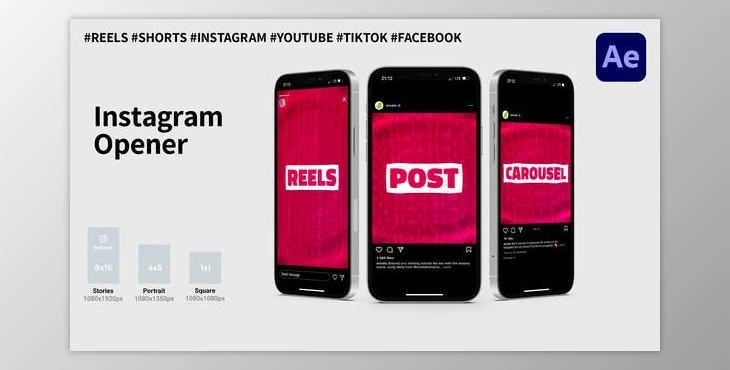 Download Instagram Stomp Opener (Videohive 43068880) - AE Project