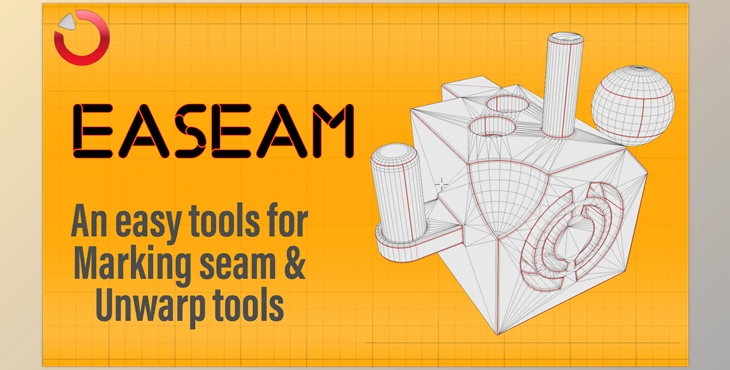 Blender - Download Easeam - An Easy And Quick Way To Marking Seam (Uv Unwrap Tools) v1.2