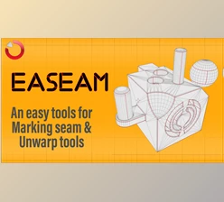 Blender - Download Easeam - An Easy And Quick Way To Marking Seam (Uv Unwrap Tools) v1.2