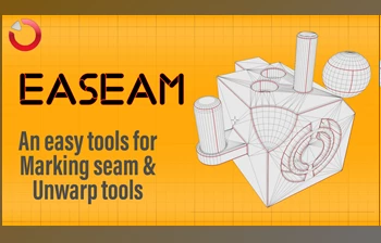 Blender - Download Easeam - An Easy And <span class='badge badge-warning'>Quick</span> Way To Marking Seam (Uv Unwrap Tools) v1.2