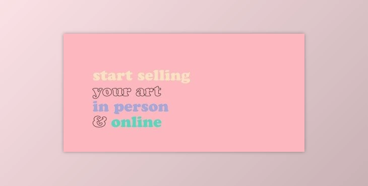 Download Start Selling Your Art: In Person & Online