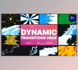 Download Dynamic Transitions | Premiere Pro MOGRT (Videohive 43193255)