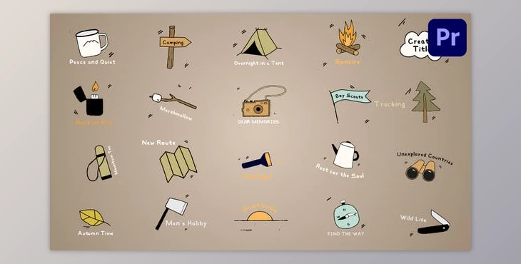 Download Hiking Titles for Premiere Pro (Videohive 43127792)