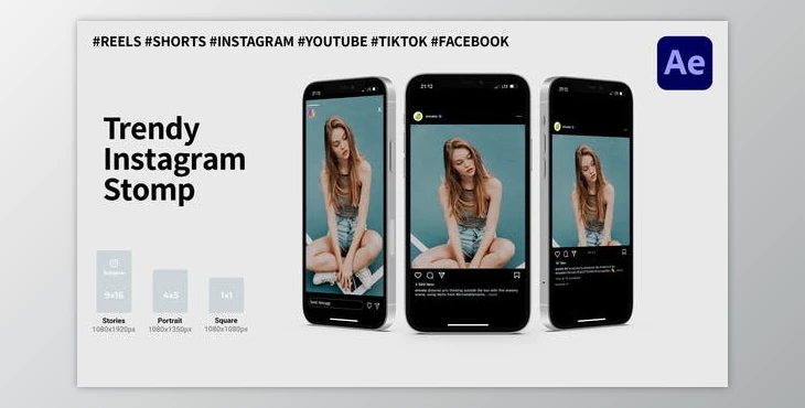 Download Trendy Instagram Stomp (Videohive 43448614) - AE Project