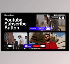 Download Subscribe Button Youtube (Videohive 43552897) - AE Project