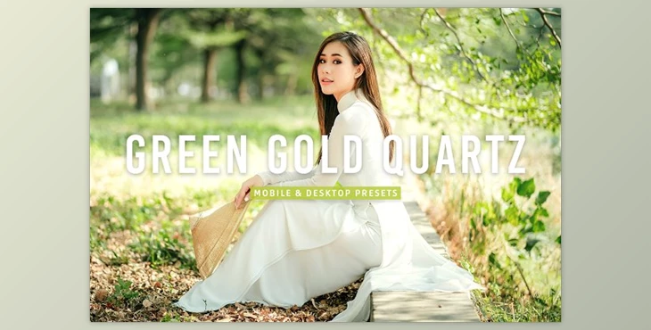 Download Green Gold Quartz Lightroom Presets Creativemarket - 12733635