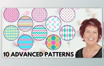 Download 10 Advanced Photoshop <span class='badge badge-warning'>Patterns</span> to Make and Sell – A Graphic Design for Lunch™ Class