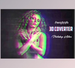 Download Anaglyph 3d Converter PS Action Creativemarket - 12762613