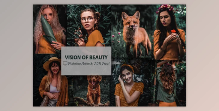 Download 12 Vision of Beauty Photoshop Actions