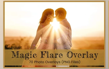 Download 70 Magic Flare <span class='badge badge-warning'>Photoshop</span> Overlays Creativemarket - 12756090