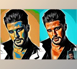 Download Oil Vector Graphic Photoshop Action CreativeMarket - 12754510