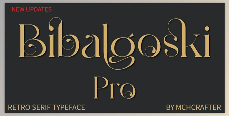 Download Bibalgoski Pro Font