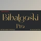 Download Bibalgoski Pro Font