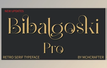 Download Bibalgoski Pro <span class='badge badge-warning'>Font</span>