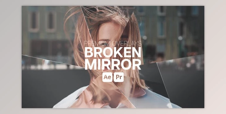 Download Premium Overlays Broken Mirror (Videohive 43242371) - AE Project