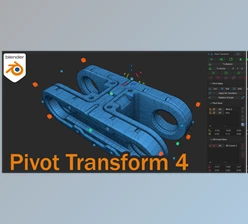 Blender - Download Pivot Transform 5 v5.0.3 + Gizmo 3D Cursor