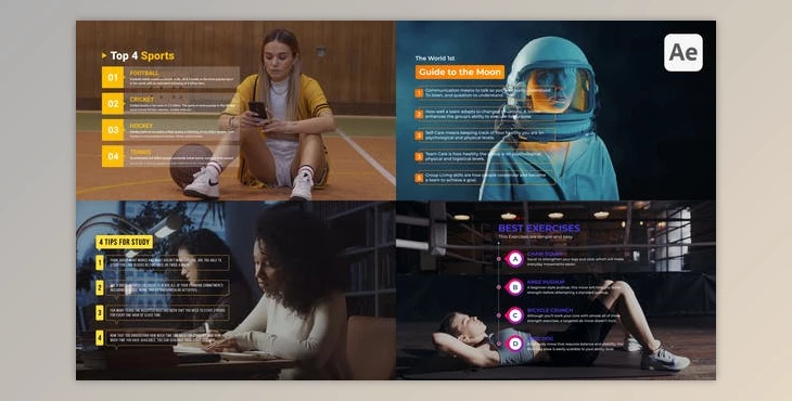 Download List Title Pack (Videohive 39957731) - AE Project