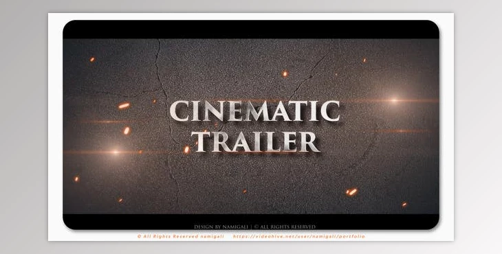 Download Cinematic Trailer (Videohive 43722302) - AE Project