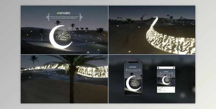 Download Ramadan Kareem Intro Eid Mubarak (Videohive 43764378) - AE Project