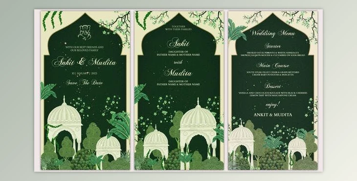 Download Unique wedding Invitation Traditional theme Card (Videohive 43806515) - AE Project