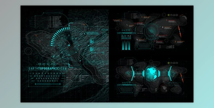 Download HUD UI Earth 4 (Videohive 43775855) - AE Project