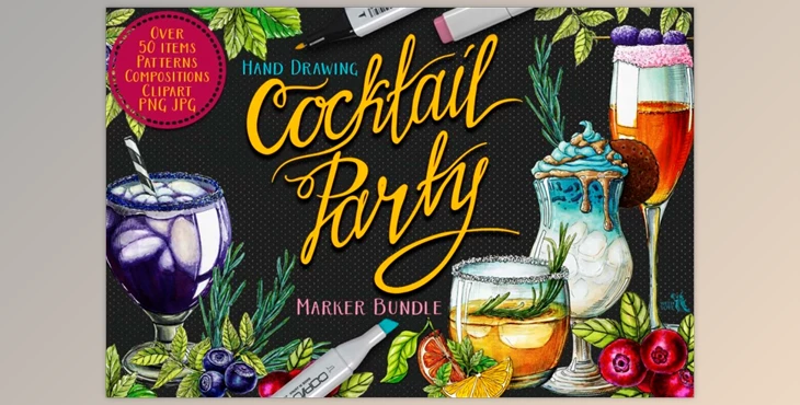 Download Cocktail Party Marker Bundle