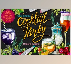 Download Cocktail Party Marker Bundle