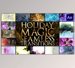 Download Holiday Magic Seamless Transitions for After Effects (Videohive 42231175) - AE Project