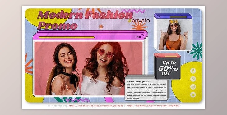 Download Vintage Fashion Promo (Videohive 42268432) - AE Project