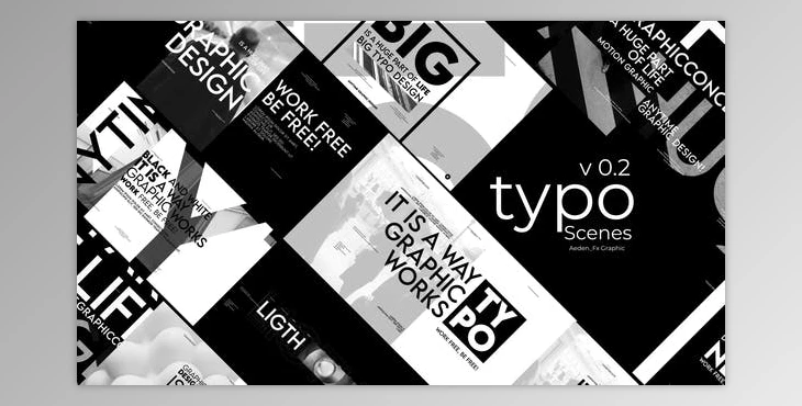 Download Typo Scenes Ver 0.2 (Videohive 42305264) - AE Project