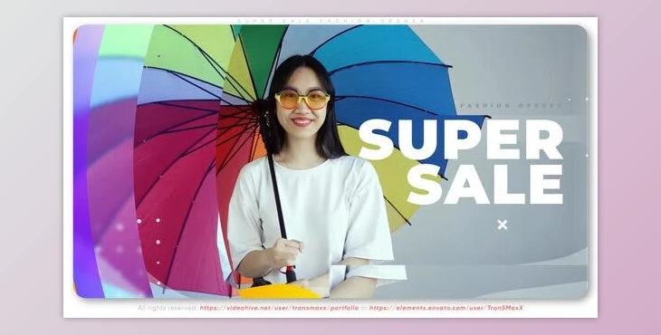 Download Super Sale Fashion Opener (Videohive 42277796) - AE Project