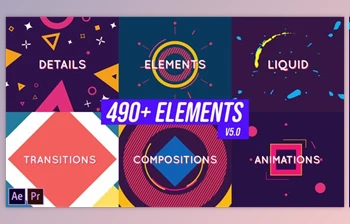 Download Shape and Motion Animated Elements <span class='badge badge-warning'>Pack</span> (<span class='badge badge-warning'>Videohive</span> 19437956) - AE Project