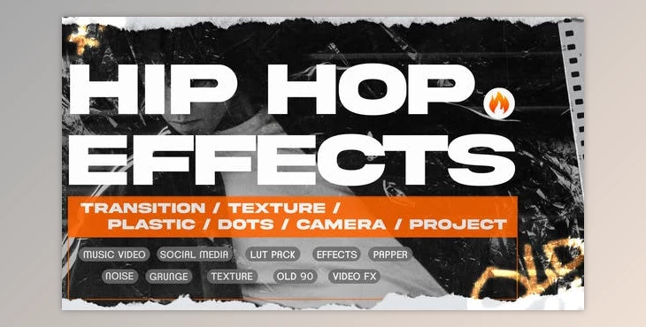 Download Hip Hop Music Video Transition Pack (Videohive 43779666) - AE Project