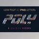 Download Future Low Poly – 3D Lettering Creativemarket - 12173910