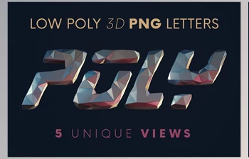 Download <span class='badge badge-warning'>Future</span> Low Poly – 3D Lettering Creativemarket - 12173910