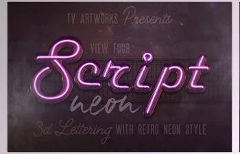 Download Creativemarket – Urban Neon – <span class='badge badge-warning'>3D</span> Lettering 12698191
