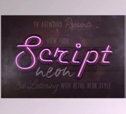 Download Creativemarket – Urban Neon – 3D Lettering 12698191