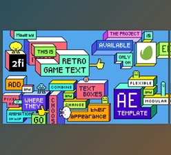 Download Retro Game Text (Videohive 42114635) - AE Project