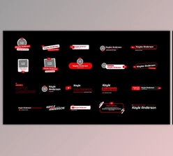Download Fancy YouTube Lower Thirds (Videohive 43838407) - AE Project