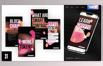 Download <span class='badge badge-warning'>Crypto</span> Blog Instagram Stories (Videohive 43930379) - AE Project