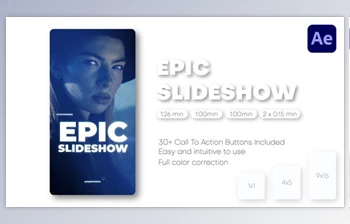 Download <span class='badge badge-warning'>Epic</span> Slideshow – Instagram Reels, TikTok Post, Short Stories (Videohive 43894911) - AE Project