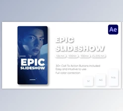 Download Epic Slideshow – Instagram Reels, TikTok Post, Short Stories (Videohive 43894911) - AE Project