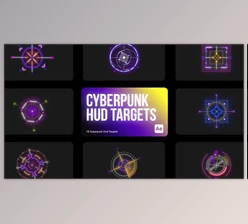 Download Cyberpunk HUD Targets for After Effects (Videohive 43960966) - AE Project