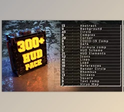 Download Motion Array 300 HUD Element Pack
