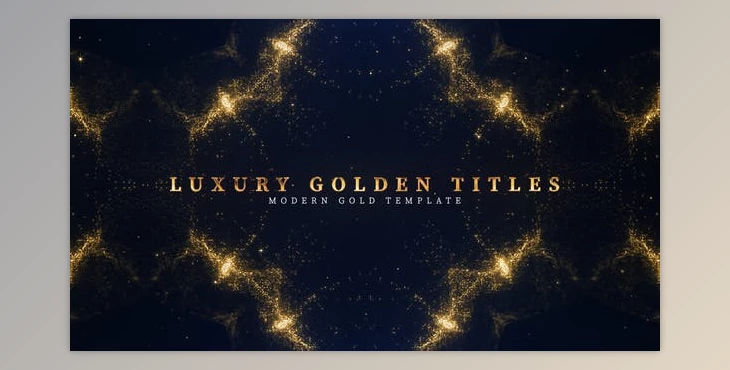 Download Luxury Golden Titles (Videohive 42145047) - AE Project