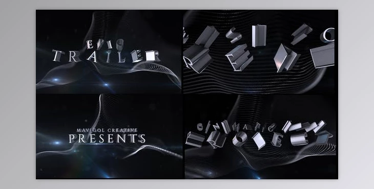 Download Cinematic 3D Title Animation (Videohive 43943836) - AE Project